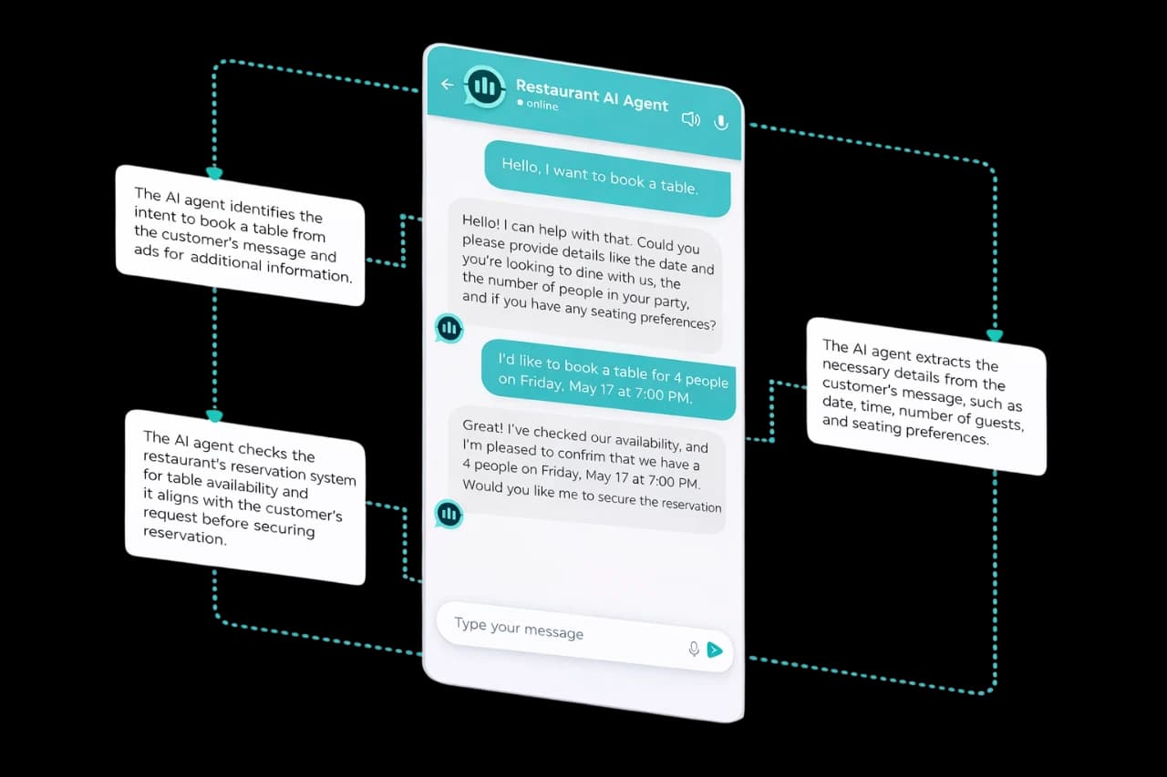 AI agent conversation preview
